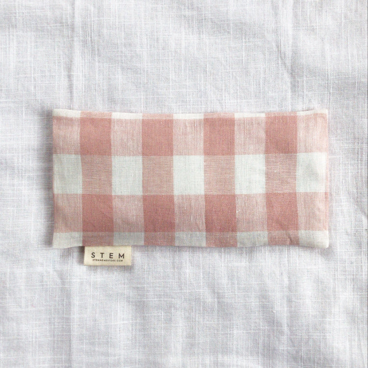 Lavender & Camomile Eye Pillow | PINK GINGHAM