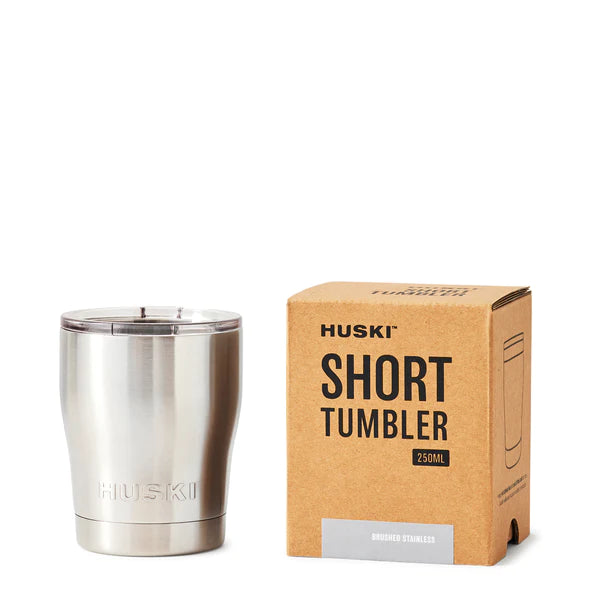 Huski Short Tumbler | BRUSHED STAINLESS