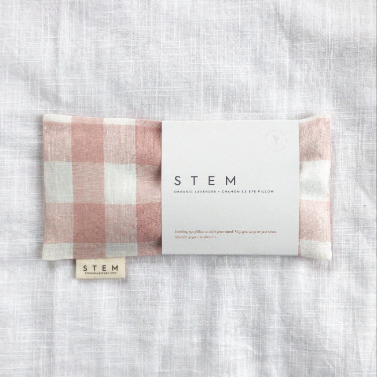 Lavender & Camomile Eye Pillow | PINK GINGHAM