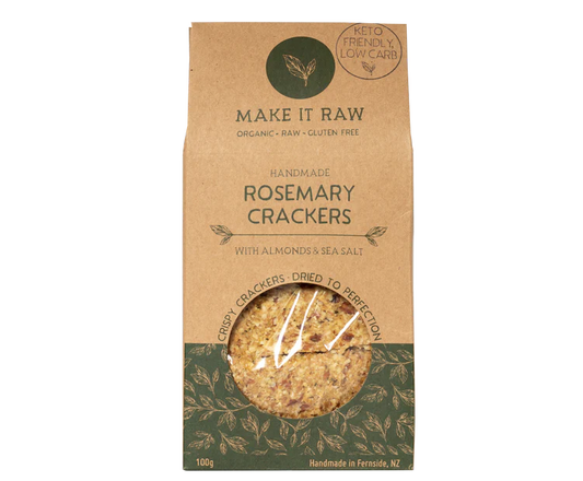 Rosemary Crackers with Almond & Sea Salt